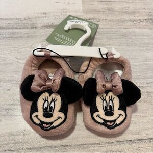H&M Disney Baby Minnie Mouse Slippers Size 0 NEW
